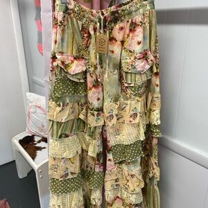 Rare Bird Butterfly Ruffle Pants